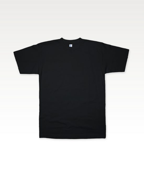 Suna Cotton Style 920 6.1 Ounce Black T-shirt 