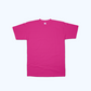 Adult Hot Pink short sleeve t-shirt
