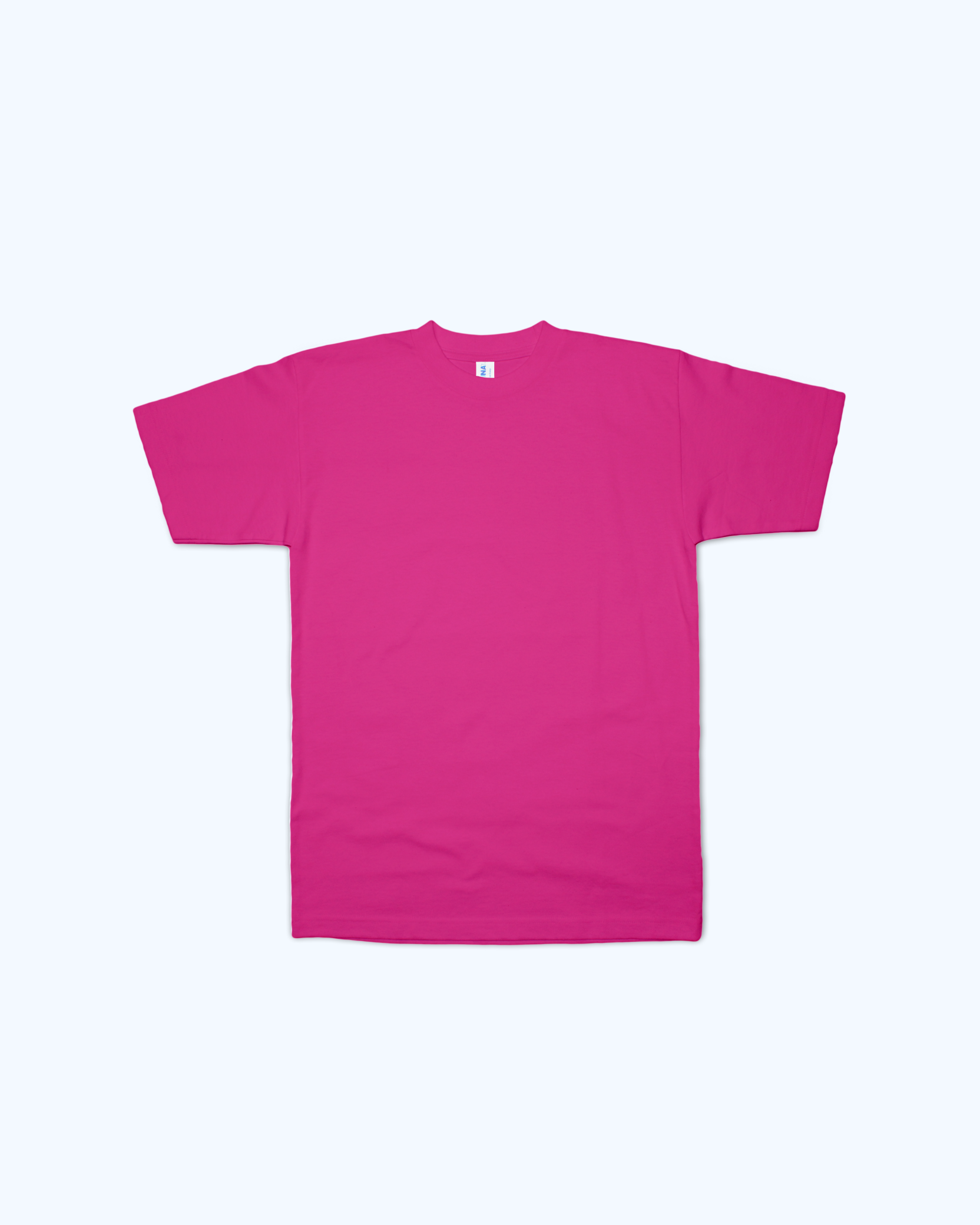 Adult Hot Pink short sleeve t-shirt