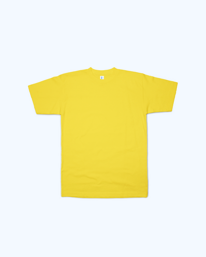 Adult Yellow short sleeve t-shirt